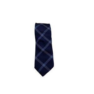 John Varvatos USA Necktie Neck Tie Blue Plaid Silk Business Career Party Wedding